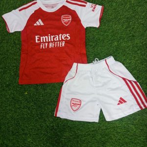 🟥 Kids Arsenal Home Jersey Set - 2024/25 Season
